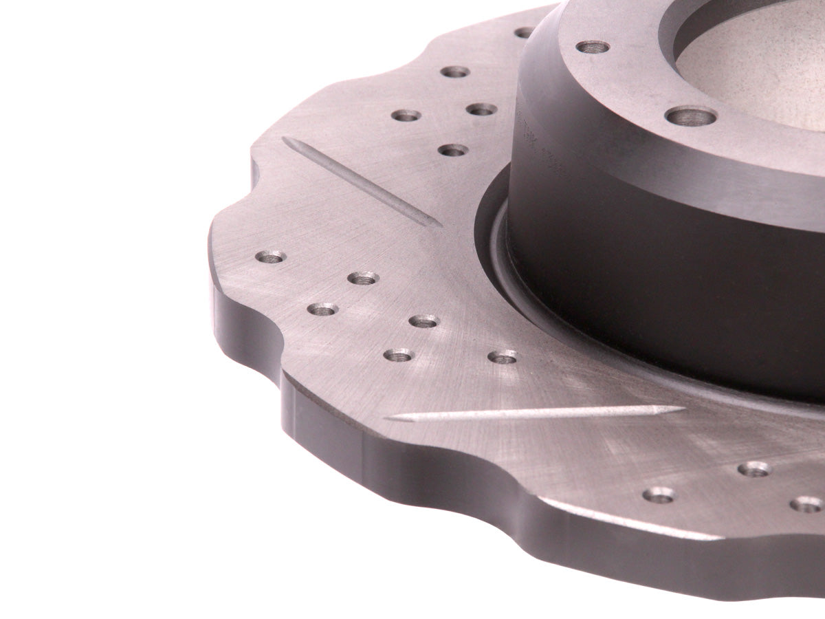 Terrafirma - Wavy Cross Drilled & Grooved Brake Disc Solid Rear