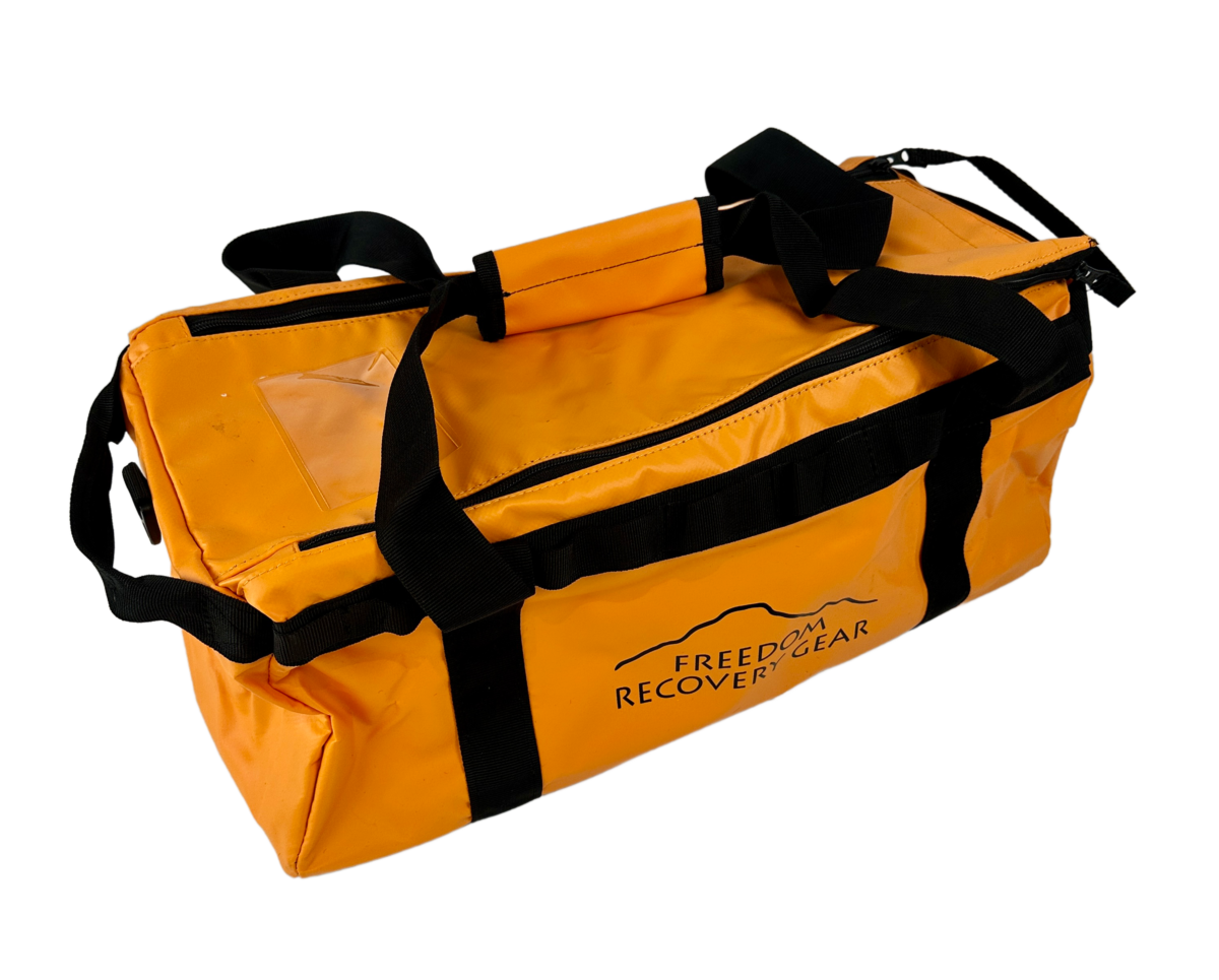 Freedom Recovery Gear Bag - Medium 50 x 22 x 20cm 20 Litre - w/YKK Zipper and full open top - Creamsicle Orange