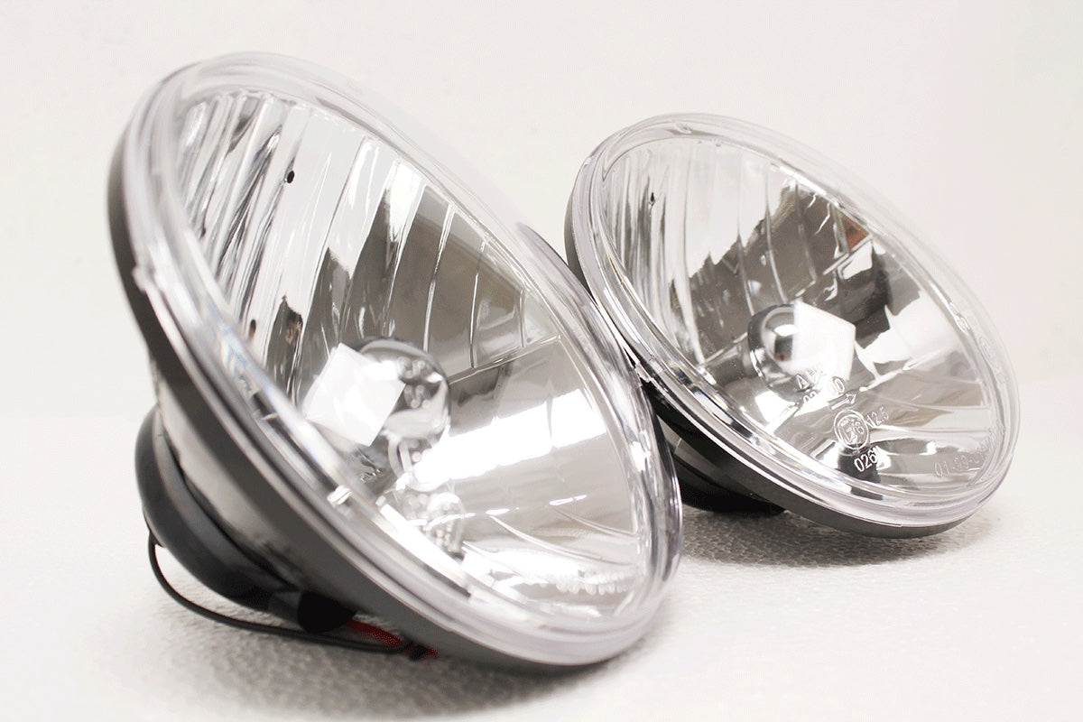 Headlamp Assembly Crystal Halogen - LHD - pair