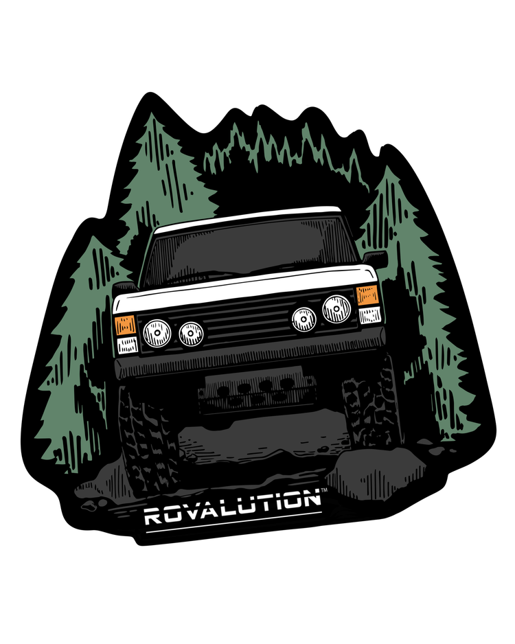 Realistic Rover Pic Sticker Rovalution - Range Rover Classic - Sticker – Rovalution Automotive ...