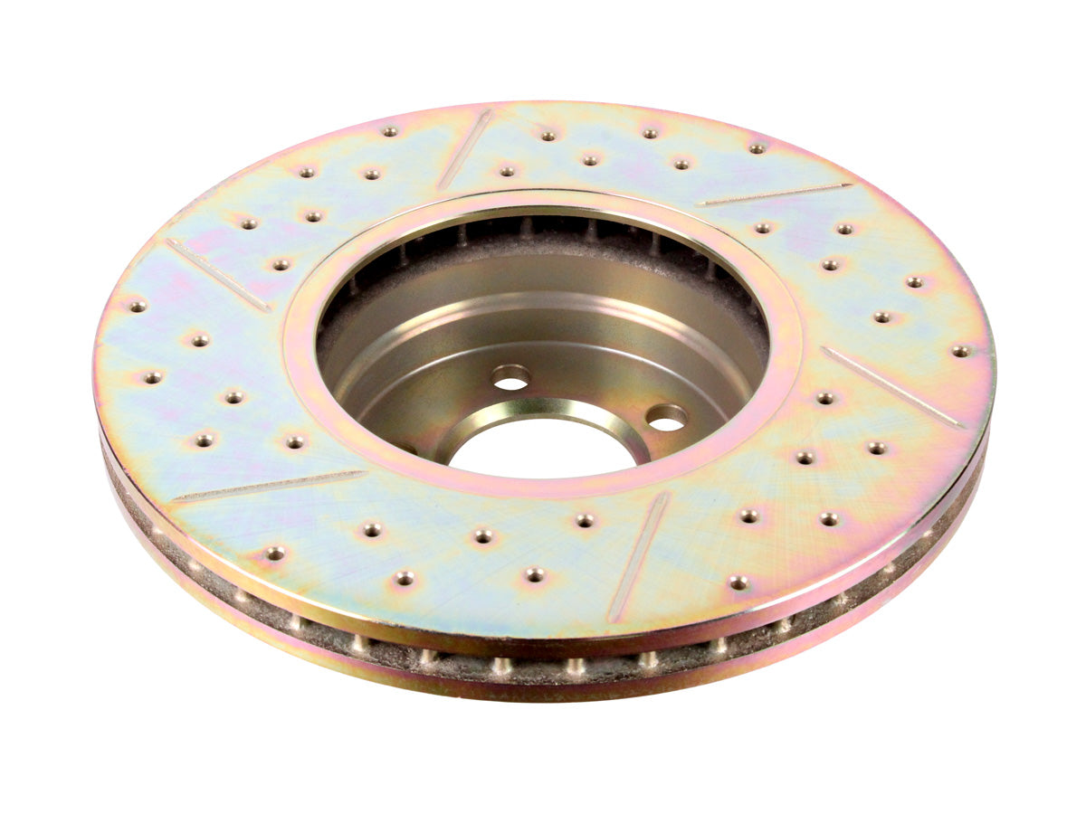 Terrafirma - Crossed Drilled & Grooved Brake Disc - Front / Vented