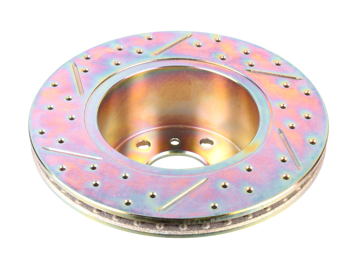 Terrafirma - Crossed Drilled & Grooved Brake Disc - Front / Vented