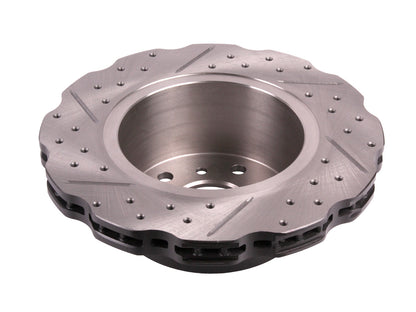 Terrafirma - Wavy Cross Drilled & Grooved Brake Disc Vented / Front