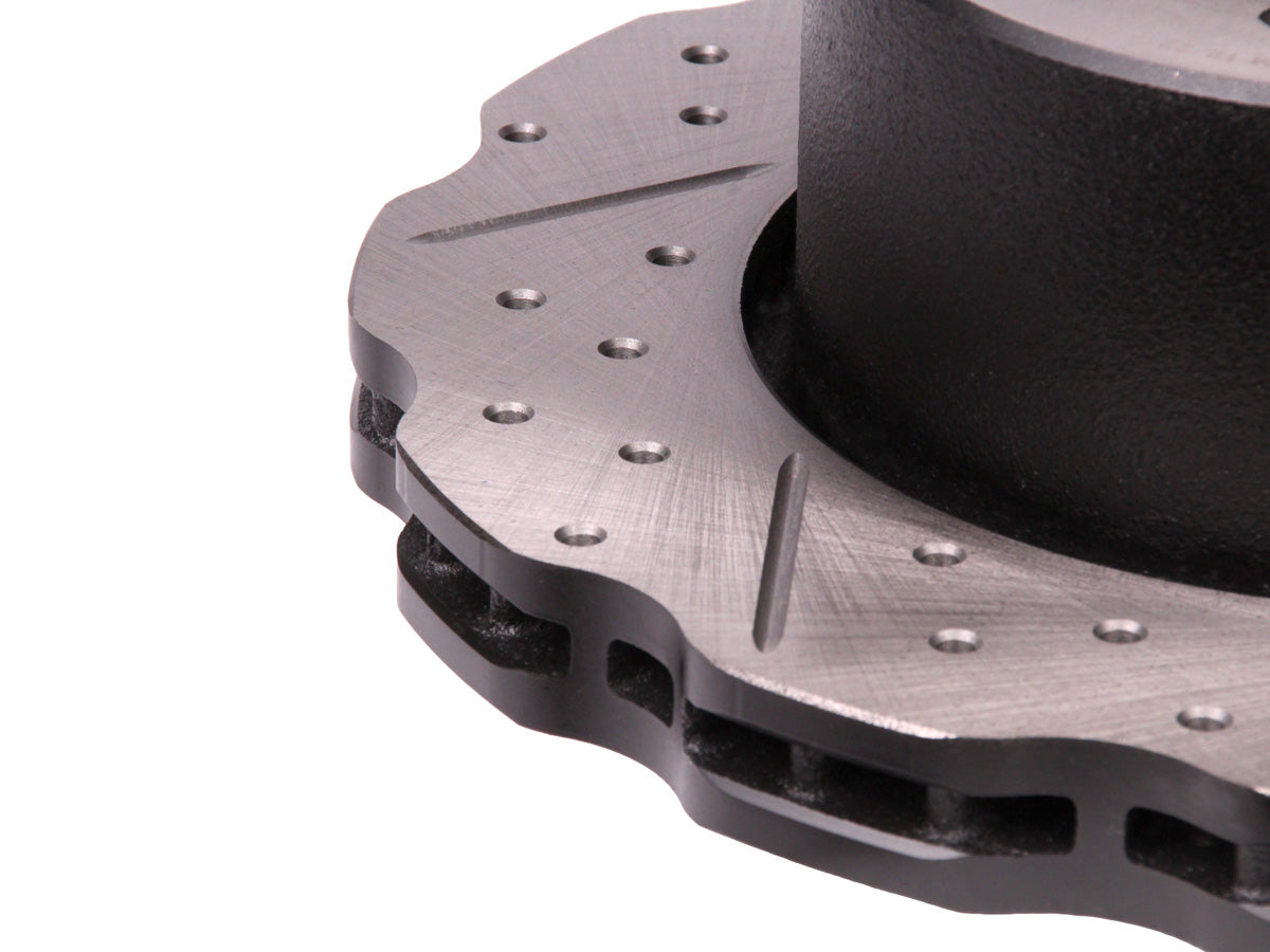 Terrafirma - Wavy Cross Drilled & Grooved Brake Disc Vented / Front