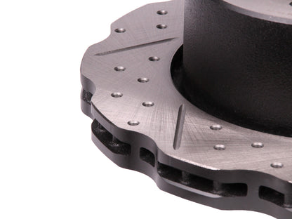 Terrafirma - Wavy Cross Drilled & Grooved Brake Disc Vented / Front