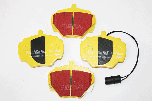 Brake Pad Set - D90/D1/RRC - Rear w/ sensor - EBC Yellowstuff