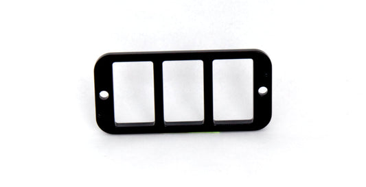 Dash Panel - Lower switch plate for 3 Carling switches