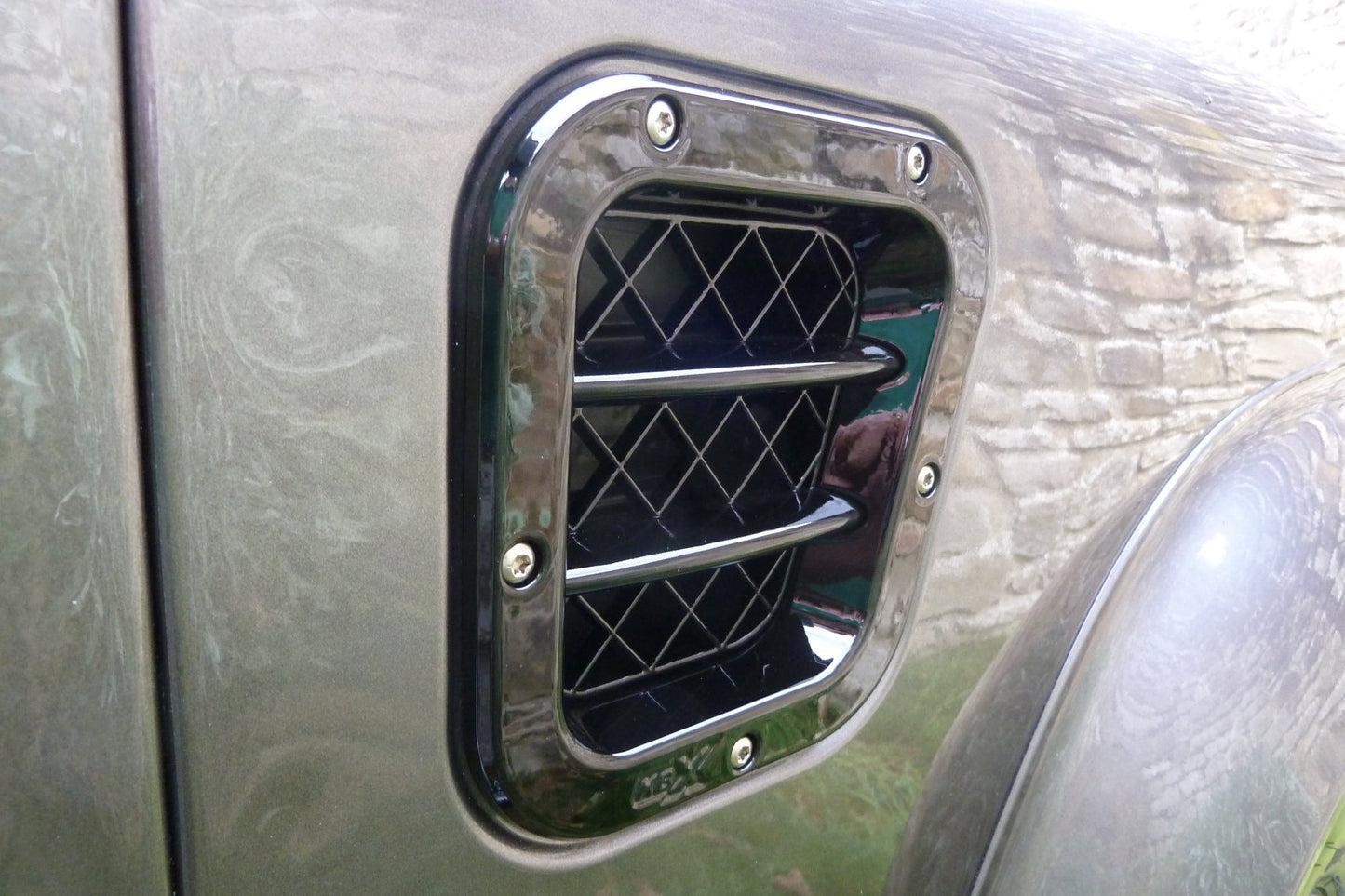 KBX Defender Sport Side Air Intakes -  Satin Black Premium