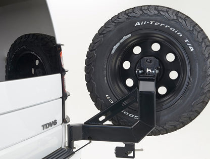 Terrafirma - Single Arm Spare Wheel Carrier for LR3/LR4 - Bumper Mounted