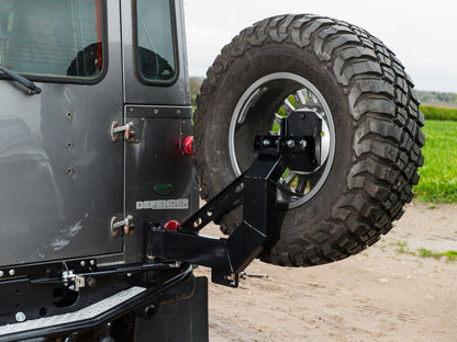 Terrafirma - Single Arm Spare Wheel Carrier - Chassis Mounted