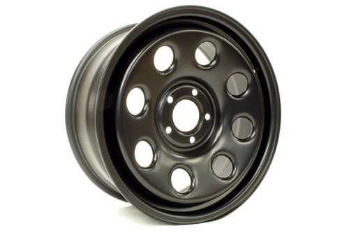 Terrafirma - Black modular 18x8 steel wheel for D3/D4/RRS/L322 with nuts