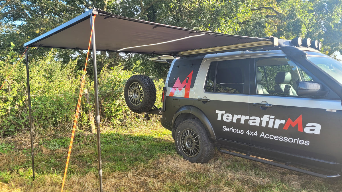 Terrafirma - Hard Case LED Awning - 2.5m x 2.5m