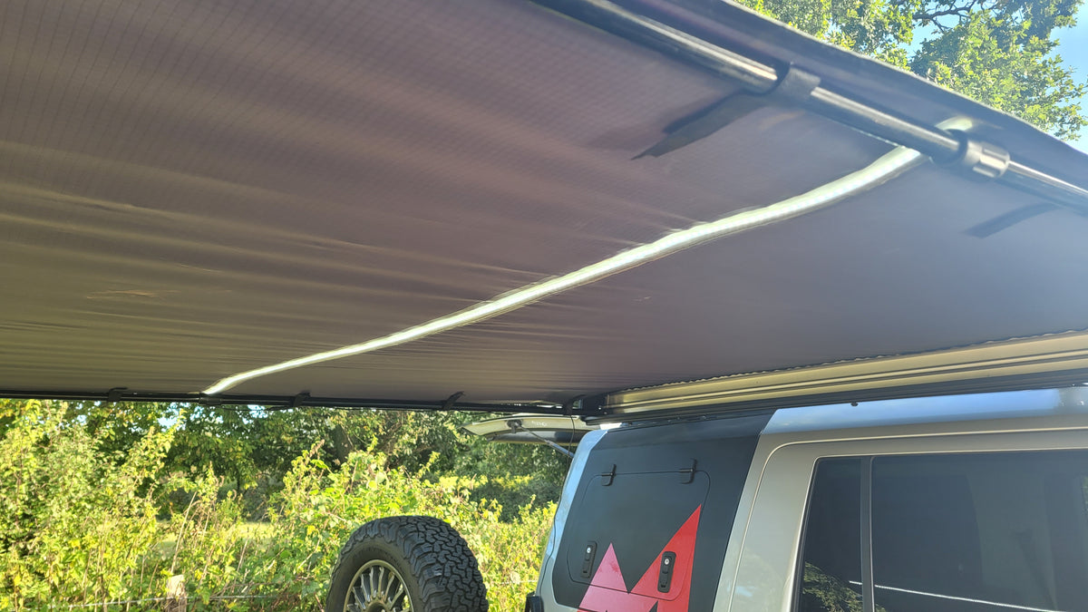 Terrafirma - Hard Case LED Awning - 2.0m x 2.5m