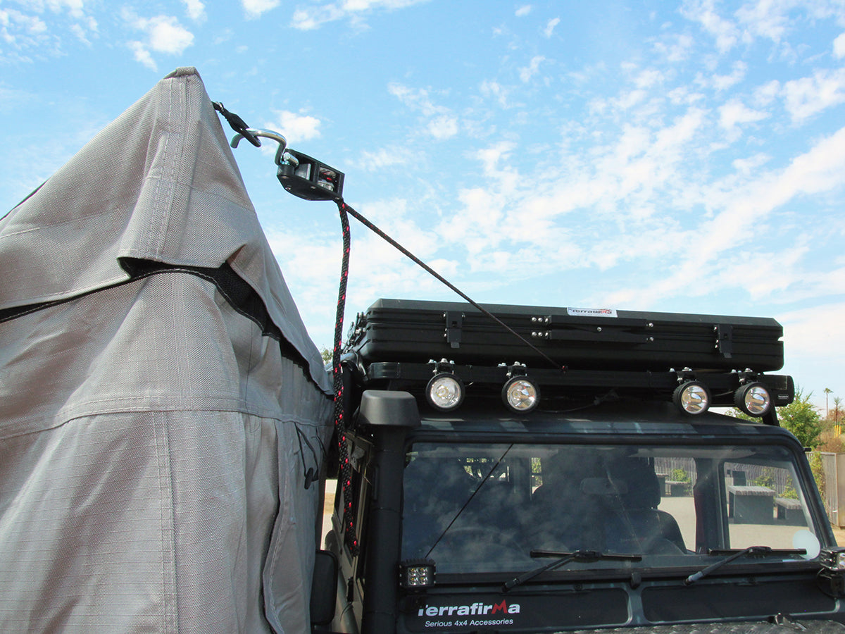 Terrafirma - 180 Degree Terradactyl LED awning - 2.0m