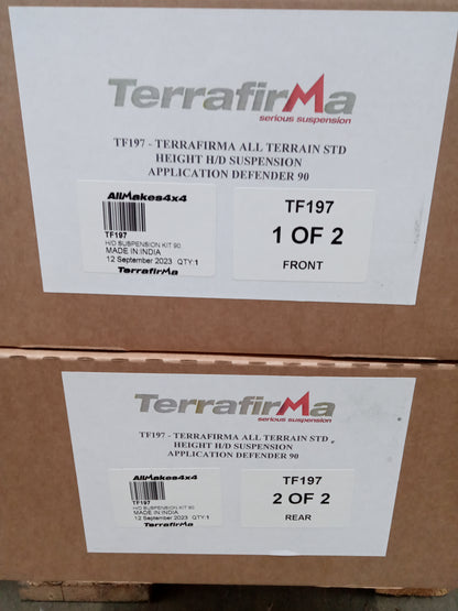 Terrafirma - All Terrain - Standard Shocks - Standard Springs - Heavy Load
