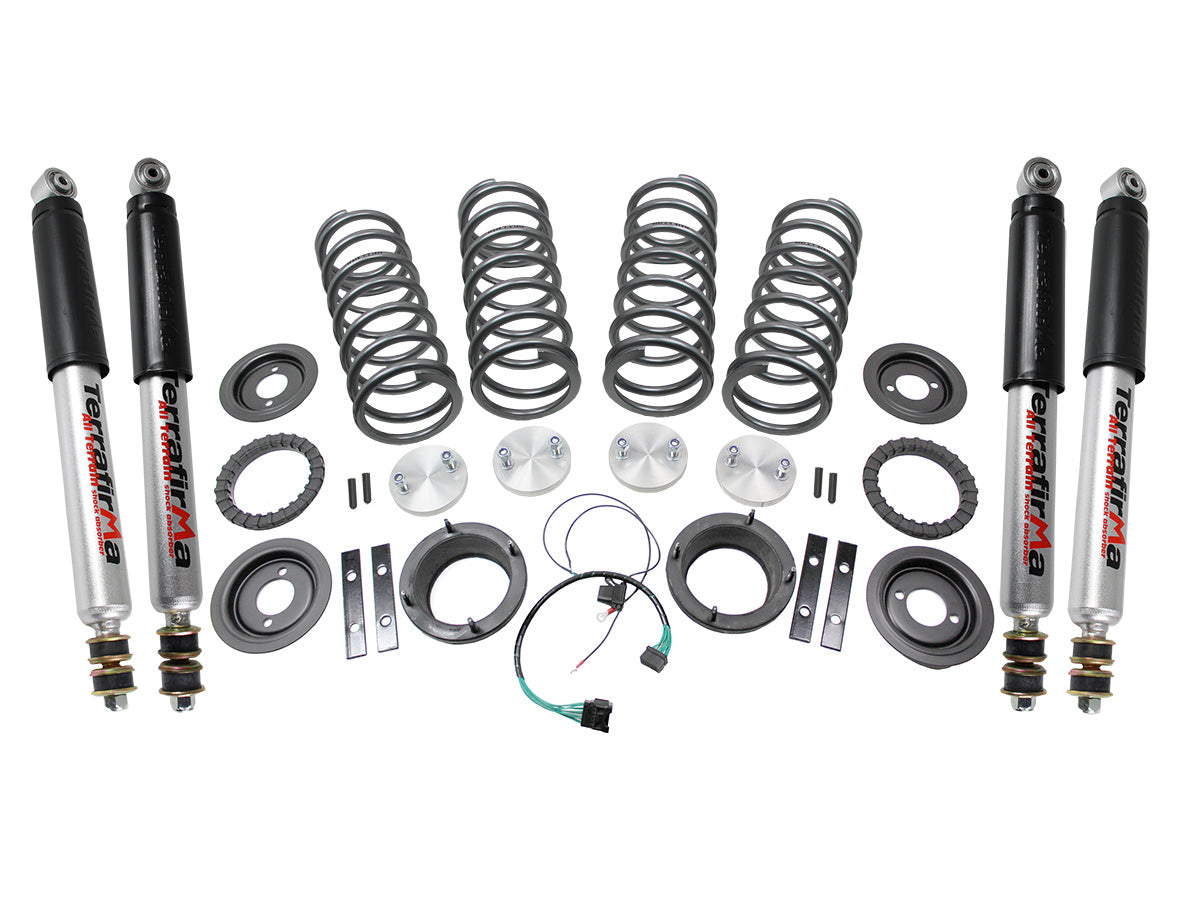 Terrafirma - 1" lift Medium Load Air to Coil Conversion Kit c/w All-Terrain Shocks - P38