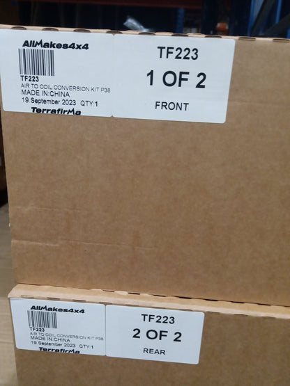 Terrafirma - Air to Coil Conversion Kit - Standard Ride Height - With All Terrain Shocks