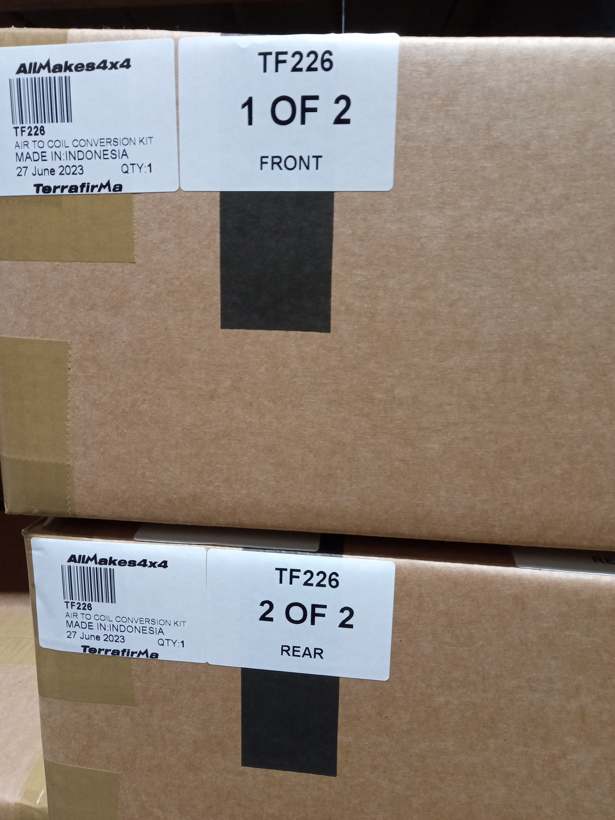 Terrafirma - Air to Coil Conversion Kit - 2" Lift - With Front Springs