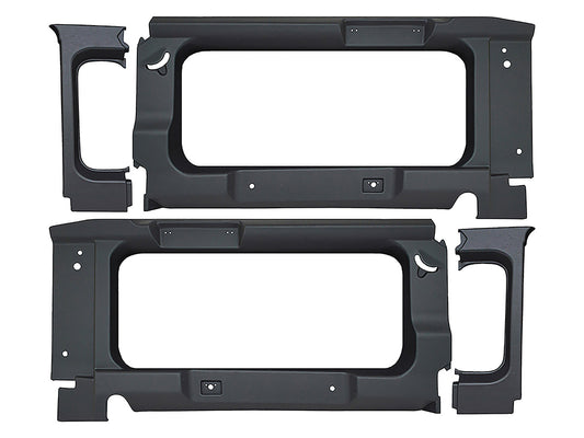 Terrafirma - Window Trims - Pair / Black / With Windows
