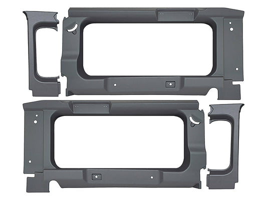 Terrafirma - Window Trims - Pair / Dark Grey / With Windows - TF2732