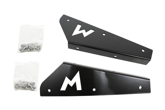Terrafirma - Mudflap Brackets - Front - Pair - Stainless Steel - Black