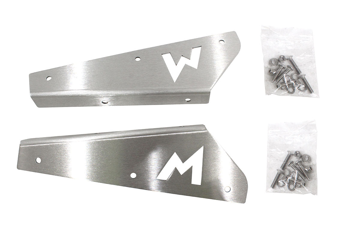 Terrafirma - Mudflap Brackets - Front - Pair - Stainless Steel