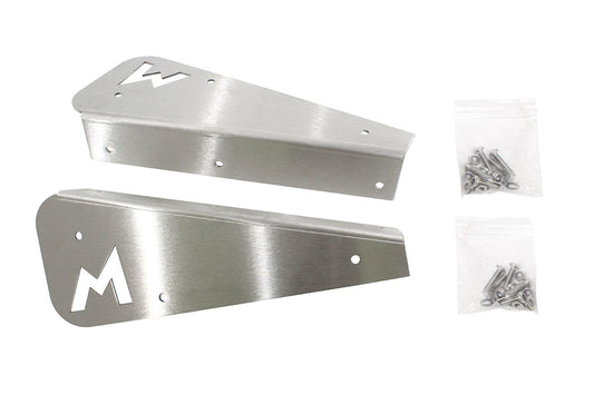 Terrafirma - Mudflap Brackets - Rear - Pair - Stainless Steel
