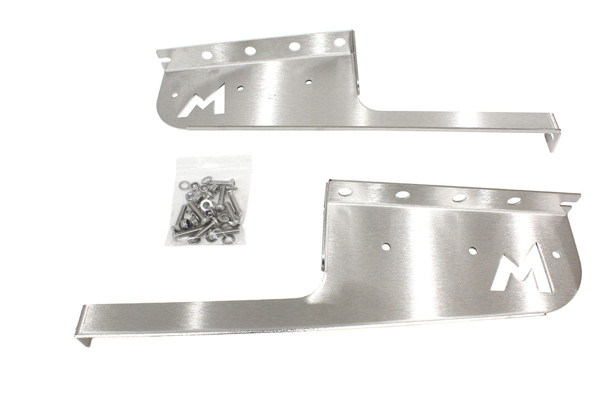 Terrafirma - Mudflap Brackets - Rear - Pair - Stainless Steel