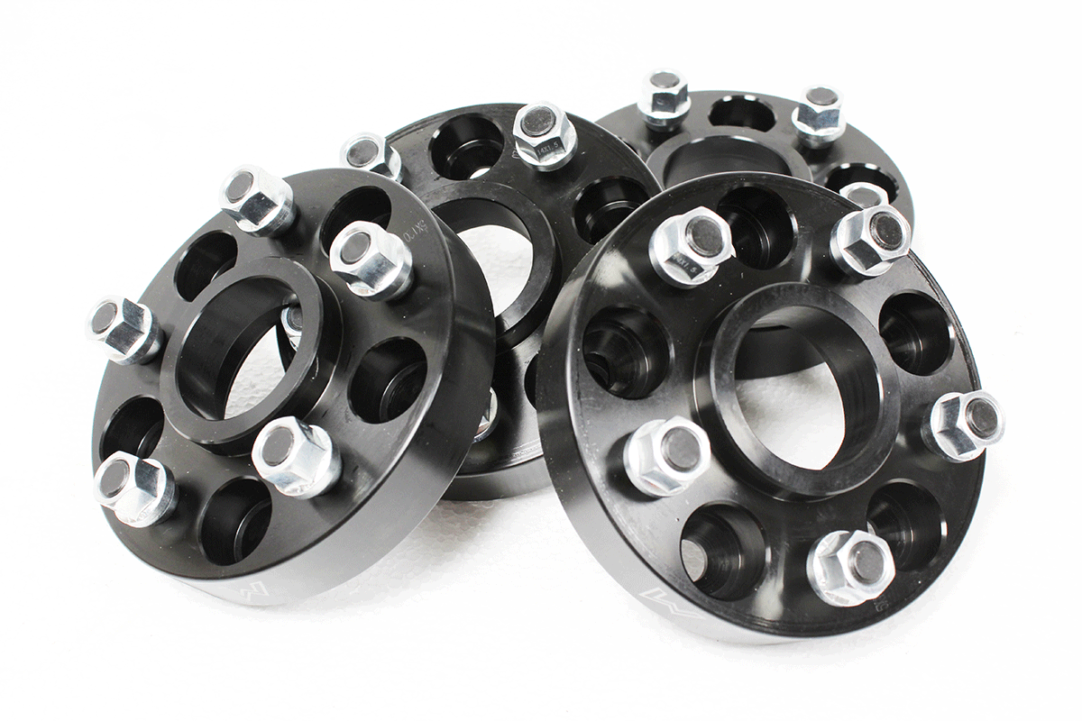 Terrafirma - Wheel Spacer Kit - 30mm BLACK Aluminum - Set of 4