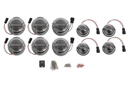 Terrafirma - Halo & Bar LED Complete Light Kit - 95mm Kit - Clear