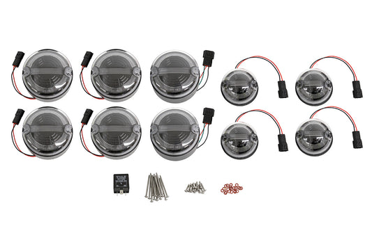 Terrafirma - Halo & Bar LED Complete Light Kit - 95mm Kit - Clear