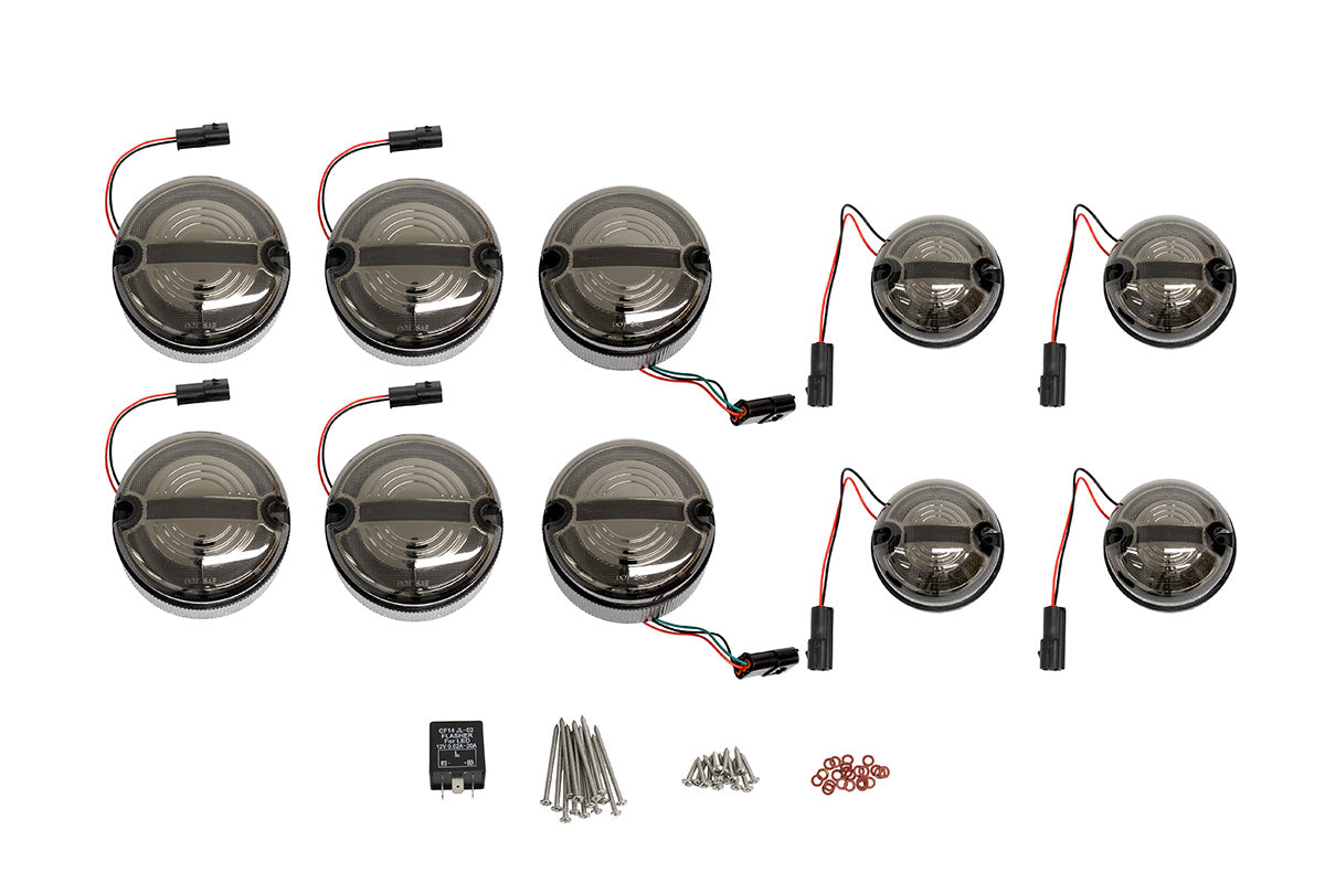 Terrafirma - Halo & Bar LED Complete Light Kit - 95mm Kit - Smoked