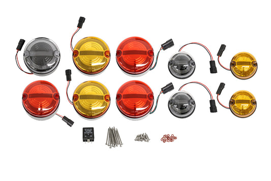 Terrafirma - Halo & Bar LED Complete Light Kit - 95mm Kit - Coloured