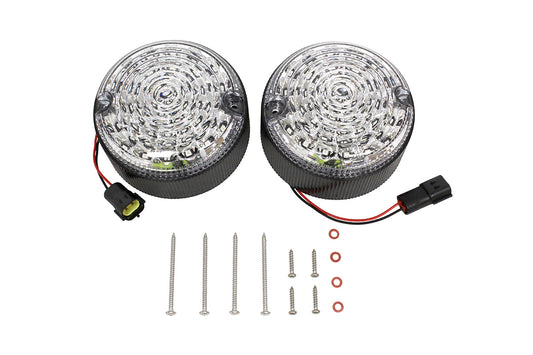 Terrafirma - Scrolling LED Indicators - 95mm - Rear - Clear