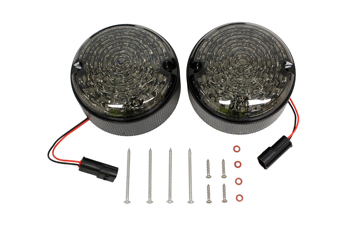 Terrafirma - Scrolling LED Indicators - 95mm - Rear - Smoked