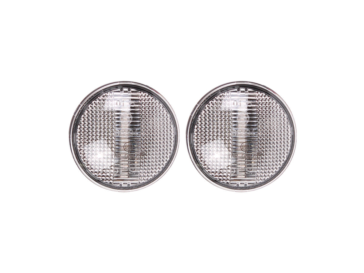 Terrafirma - Sequential / Dynamic Side Repeaters - Clear - Pair