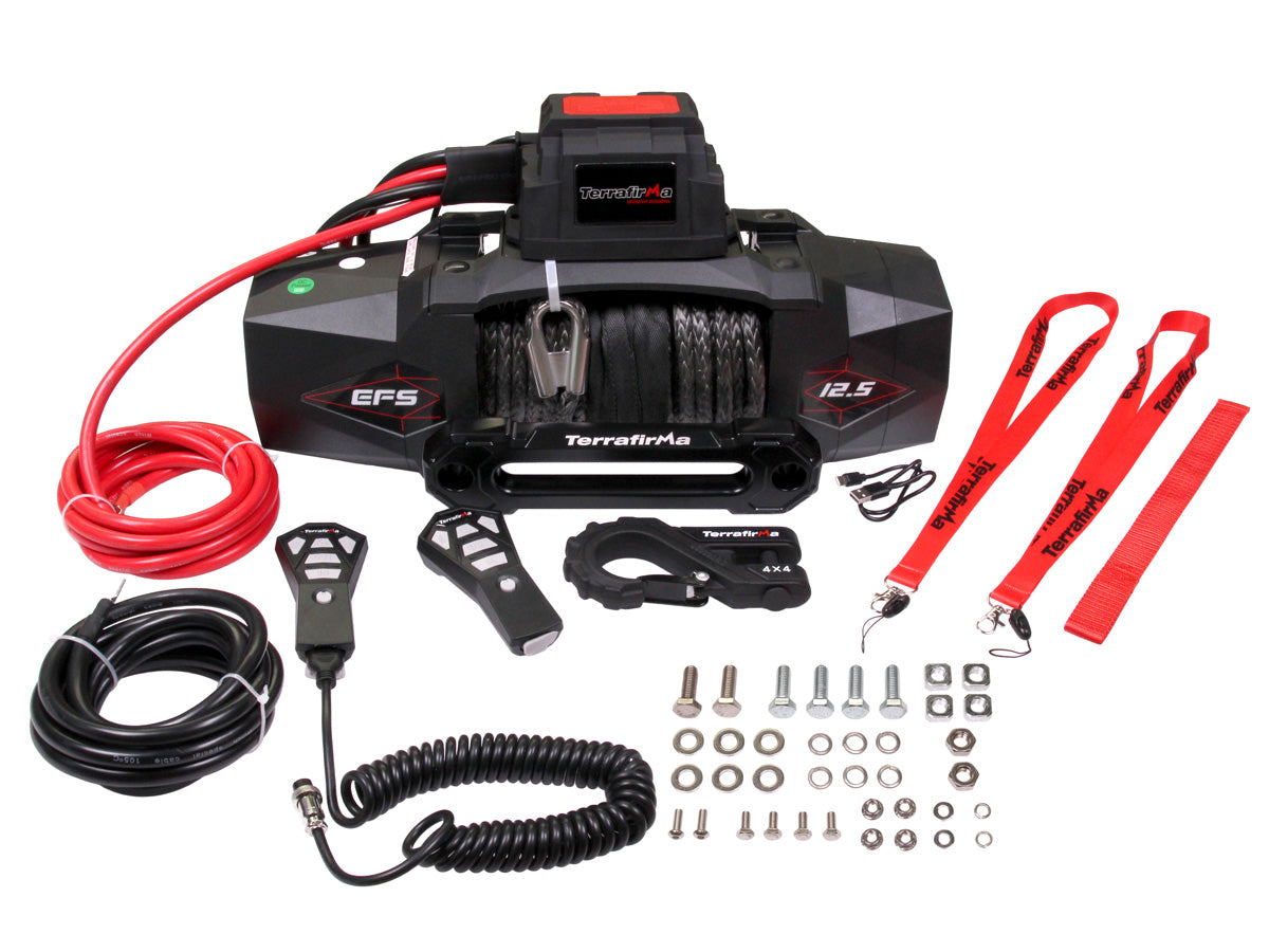 Terrafirma - Terrafirma EFS 12.5 Electronic Free Spool Electric Winch