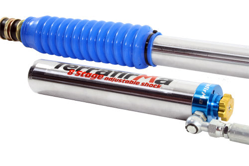Terrafirma - 8 Stage Remote Reservoir Shock Absorber - Rear - Plus 2"