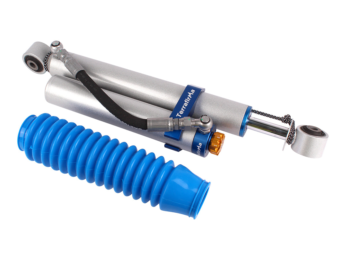 Terrafirma - 8 Stage Remote Reservoir Shock Absorber - Rear - LH - Plus 5"