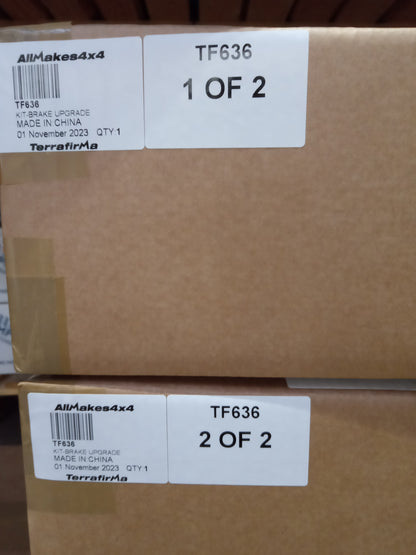 Terrafirma - Terrafirma Front Brake Upgrade Kit - 340mm