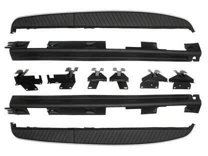 Terrafirma - Side Steps - OE Style - Black & Alloy - Pair