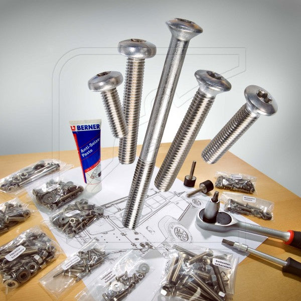 Nakatanenga - Stainless Steel Bolt Set - Full Car Kit - D90