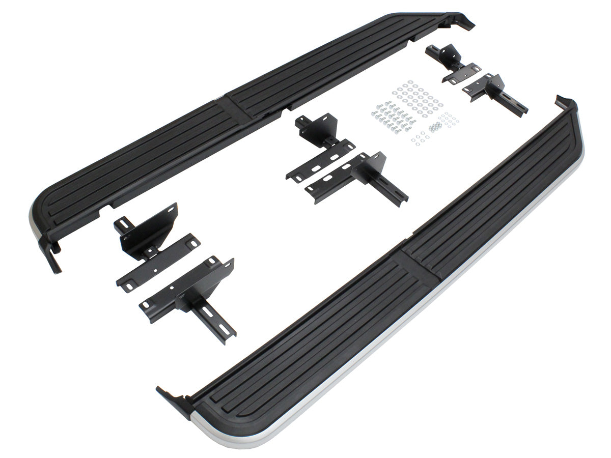 Terrafirma - Side Steps - OE Style - Black & Alloy