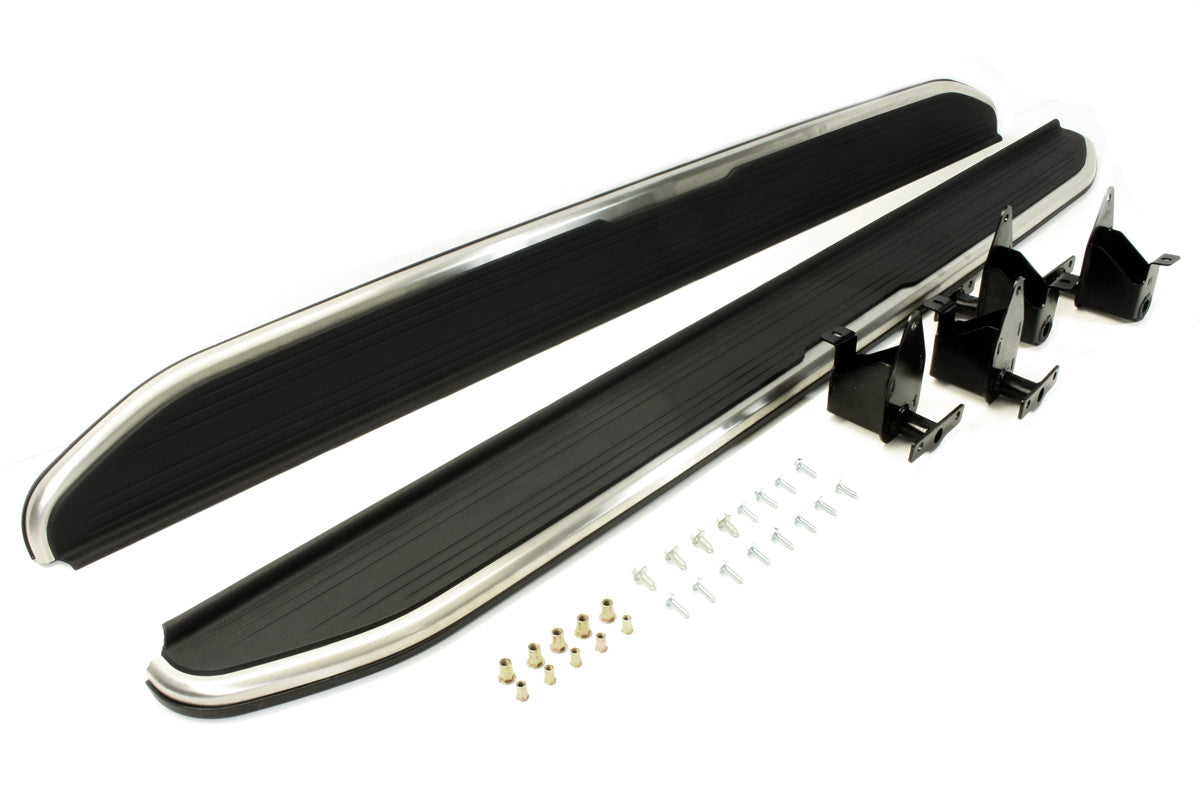 Terrafirma - Side Steps - OE Style - Black & Alloy - Pair