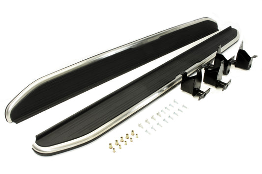 Terrafirma - Side Steps - OE Style - Black & Alloy - Pair - VPLVP0208