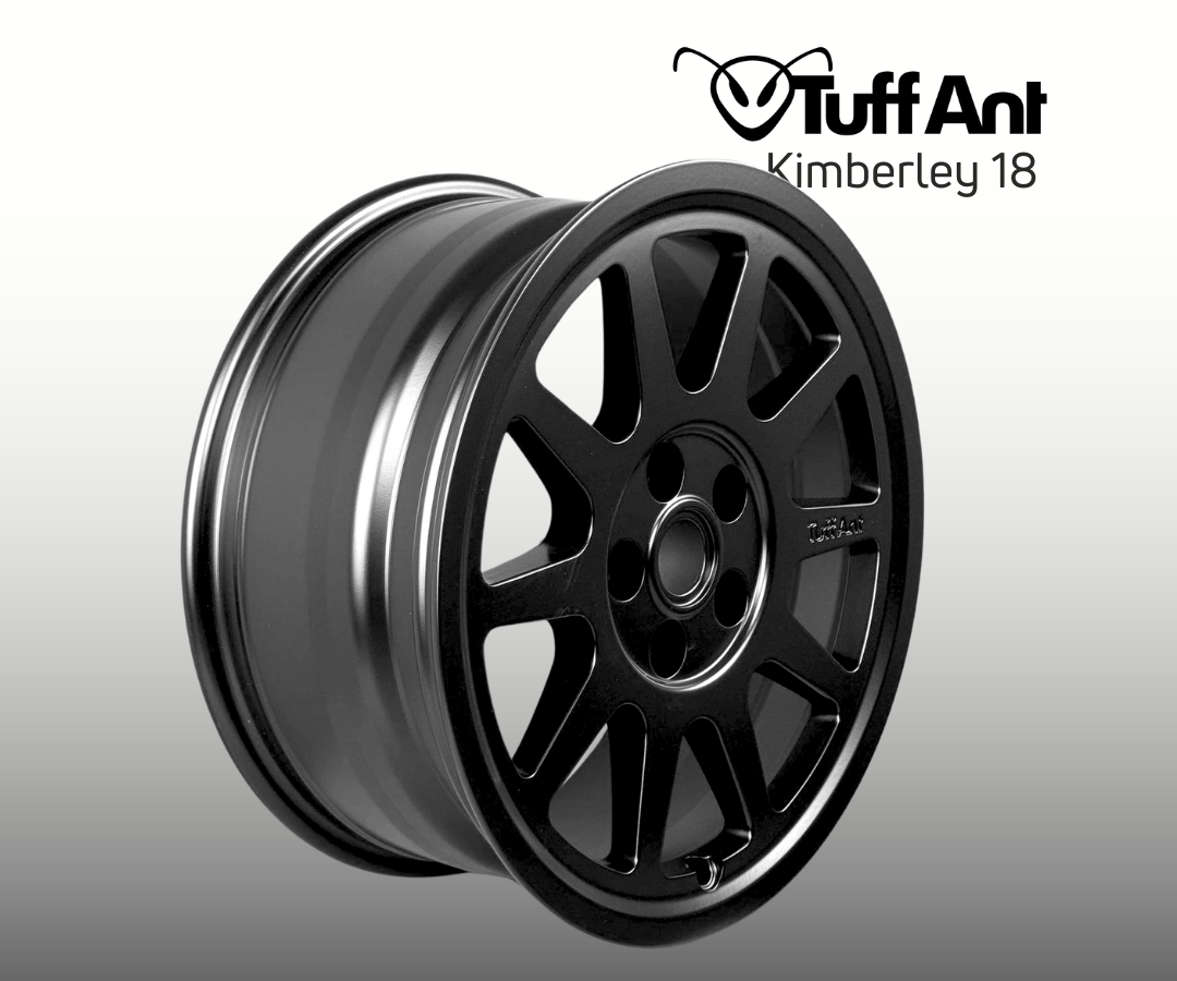 TuffAnt Kimberley - 10-spoke 18" Alloy Wheel - Black Satin
