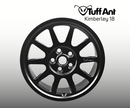 TuffAnt Kimberley - 10-spoke 18" Alloy Wheel - Black Satin