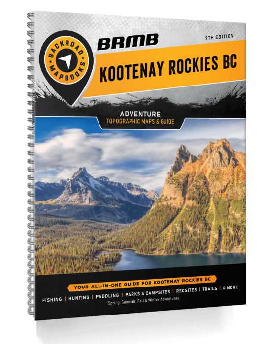 Backroad Mapbooks - Kootenay Rockies BC - 8th Edition - Spiral Bound