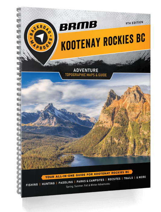 Backroad Mapbooks - Kootenay Rockies BC - 8th Edition - Spiral Bound