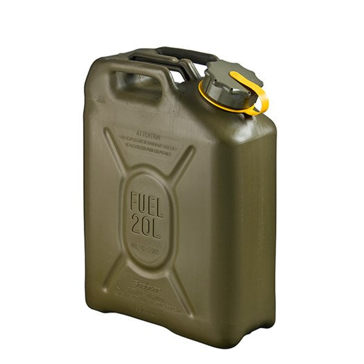 Scepter - Jerry Can - Diesel - 20 Litre - Olive w/Yellow Cap Strap